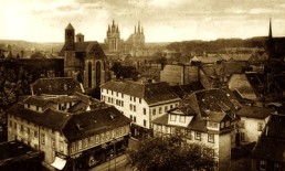 Blick zur Predigerkirche und zum Dom, um 1937