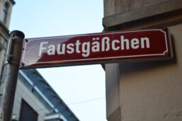 Das Faustgässchen in Erfurt