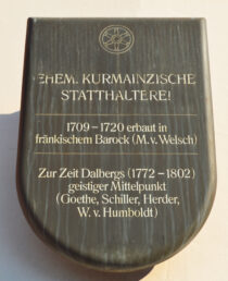 Gedenktafel der Staatskanzlei