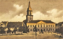 Der Markt von Neuhaldensleben um 1900