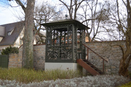 Pavillon im Innenhof