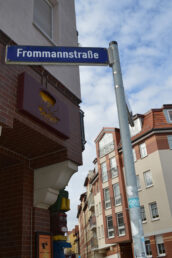 Straßenschild Ecke Jahnstraße