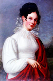 Wilhelmine Herzlieb, porträtiert von Louise Seidler
