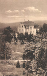Blick auf Haus Tannenberg vor 1945