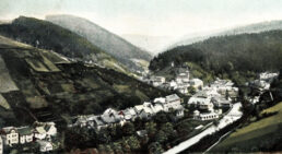 Ansicht von Katzhütte um 1900