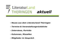 Literaturland Thüringen aktuell