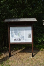 Am Steinbruch Klipphausen - Beginn des Wanderwegs