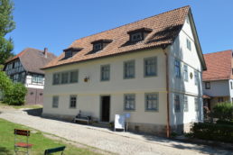 Das Schillermuseum in Bauerbach mit neuer Fassade