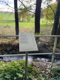 Am Mühlgraben, Gedicht »lebensspuren«