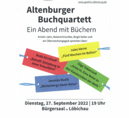 Altenburger Buchquartett im Bürgersaal Löbichau @ Bürgersaal Löbichau