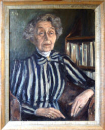Das Ricarda Huch-Porträt von Rudolf Lemke
