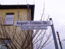 August-Trinius-Straße in Waltershausen