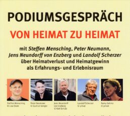 Podiumsgespräch mit Steffen Mensching, Peter Neumann, Jens Neundorff von Enzberg und Landolf Scherzer im Theatermuseum Meiningen @ Theatermuseum Meiningen