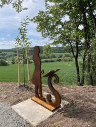 Schiller-Stele am »Räuberweg« in Bauerbach