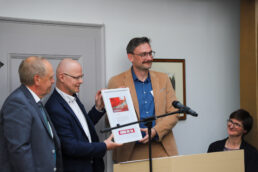 v. l. Gerhard Lenz, Jörg Klinge, Christian Hofmann.