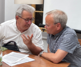 Jens Henkel im Gespräch mit Lutz Unbehaun